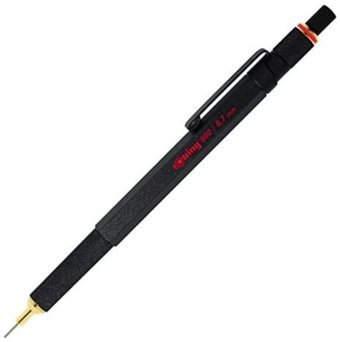 Rotring 800 Silgili Metal Metalik Siyah 0.7 mm Uçlu Versatil Kalem