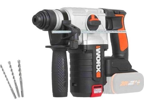 Worx WX380.9 SDS Plus 20 W 5400 darbe/dk 3.9 kg Akülü Şarjlı Kırıcı Delici Matkap (Akü Dahil Değildir)