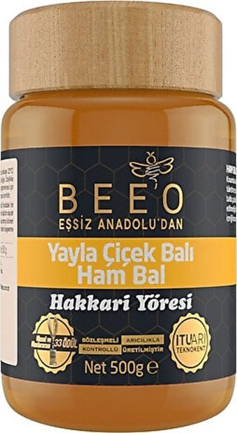 Bee'o Süzme Çiçek Balı 500 gr