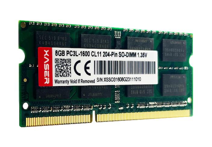 Xaser XS16S11/8 8 GB DDR3 1x8 1600 MHz Ram