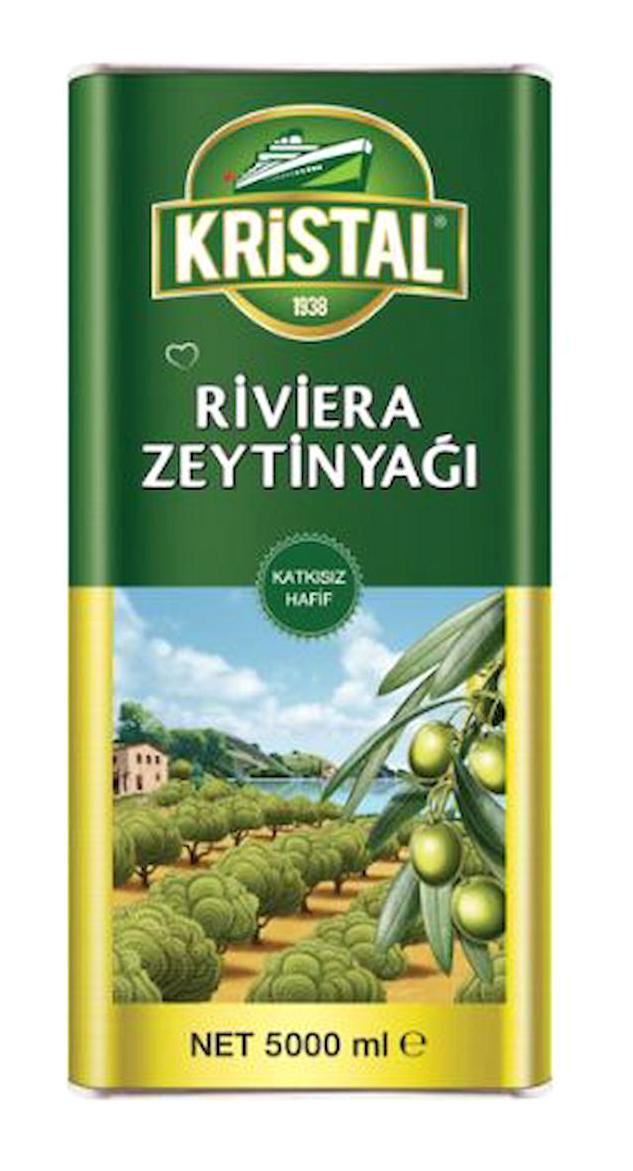 Kristal Teneke Riviera Zeytinyağı 12x5 lt