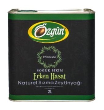 Özgün Erken Hasat Teneke Sızma Zeytinyağı 2 lt