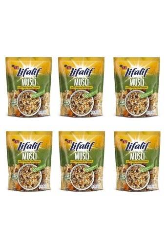 Eti Lifalif Glutensiz Meyveli Fındıklı Müsli 6x350 gr