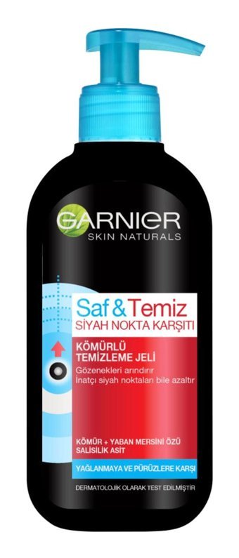 Garnier Kömürlü Siyah Nokta Karşıtı Sıkılaştırıcı Jel Şişe Yüz Peelingi 200 ml