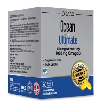 Ocean Ultimate Omega 3 Kapsül 1200 mg 30 Adet