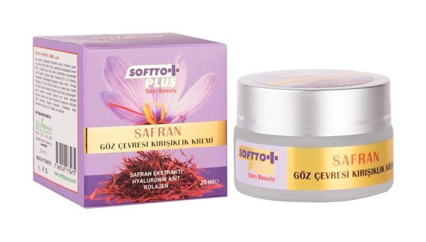 Softto Plus Safran Tüm Ciltler için Göz Çevresi Krem Kavanoz 20 ml