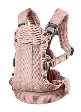 BabyBjörn Harmony 15 kg Kapasiteli Oturaklı Her Yöne Yenidoğan Kanguru Dusty Pink