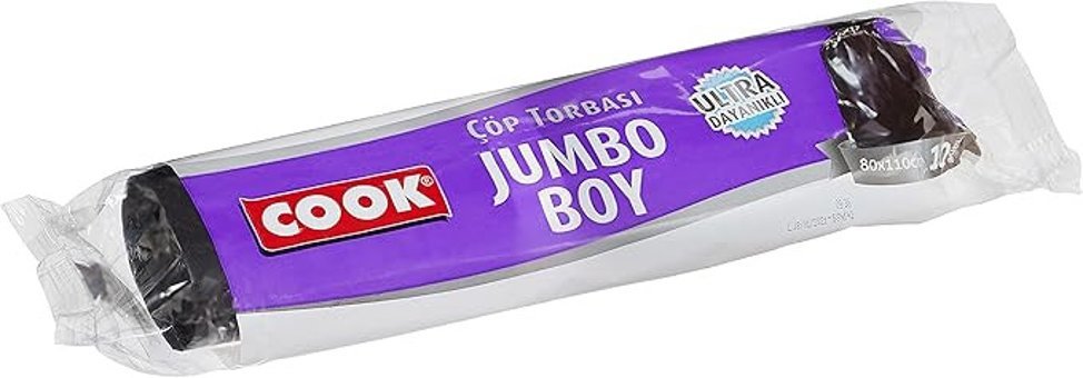 Cook Jumbo Boy 80x110 cm 10 Adet Çöp Poşeti