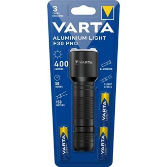 Varta F30 Pro Aydos Basmalı 400 Lümen Uzun Menzilli Led Pilli El Feneri