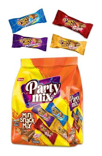 Elvan Party Mix Mini Bar Sütlü Çikolata 400 gr