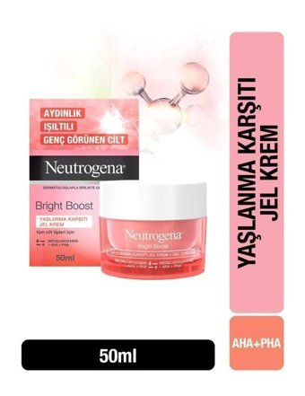 Neutrogena Bright Boost Nemlendirici Tüm Ciltler Anti-Aging Kırışıklık Giderici Yüz Krem 50 ml