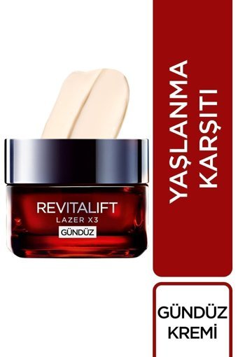 L'oréal Paris Revitalift Lazer Nemlendirici Tüm Ciltler Anti-Aging Kırışıklık Giderici Yüz Krem 50 ml