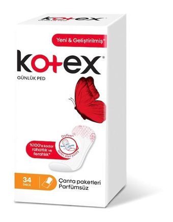 Kotex 34'lü Günlük Ped