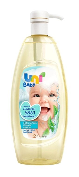 Uni Baby Göz Yakmayan Yenidoğan Normal Ciltler İçin Bebek Şampuanı 500 ml