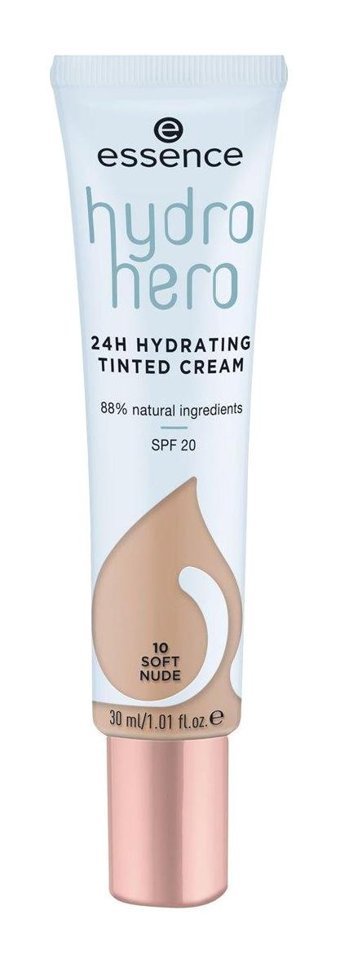 Essence Hydro Hero 10 Soft Nude Su Bazlı Güneş Koruyuculu Krem Tüp Fondöten 30 ml