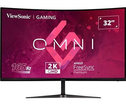 ViewSonic VX3218-PC-MHDJ 165 Hz 1 ms 31.5 inç FHD Kavisli Ekran VA Hoparlörlü HDMI Freesync 1920 x 1080 px LED Oyuncu Monitör