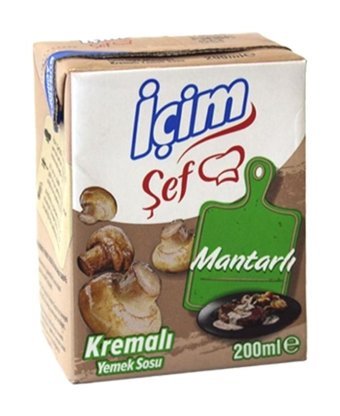 İçim Şef Mantarlı Yemeklik Krema 6x200 ml