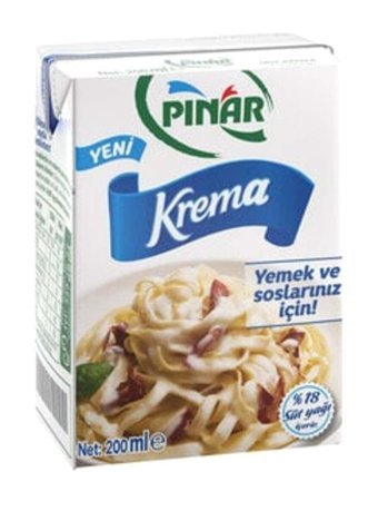 Pınar %18 Yağlı Yemeklik Krema 2x200 ml