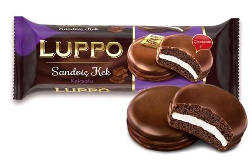 Luppo Sandviç Kakaolu Kek 12x184 gr