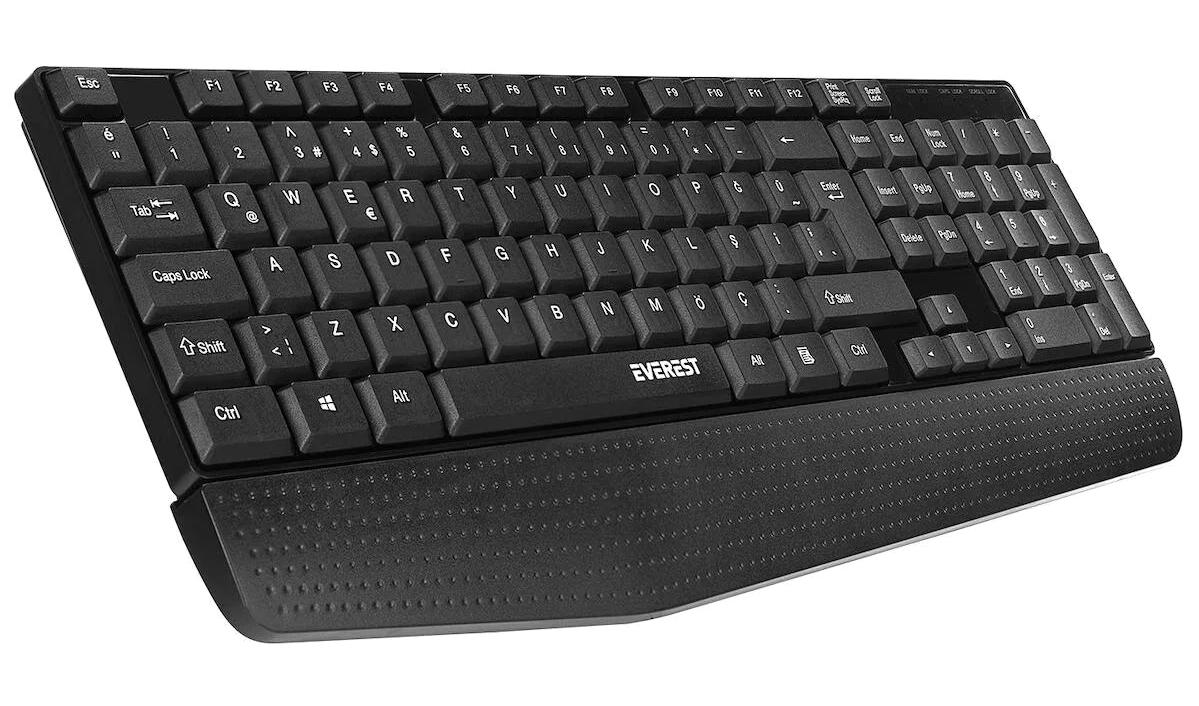 Everest KB-951U Türkçe Q Black Switch Kablolu Siyah Standart Klavye