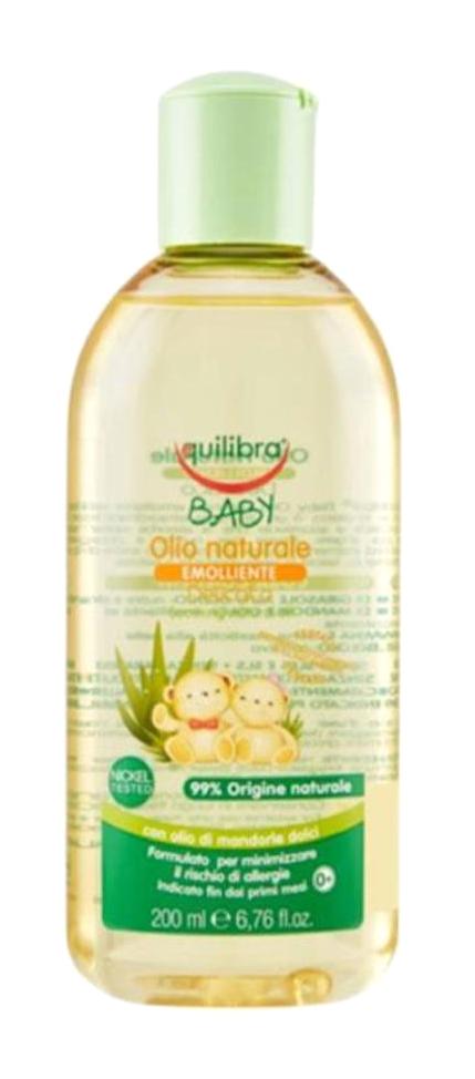 Equilibra Olio Naturale Emollient Organik Hipoalerjenik Bebek Masaj Yağı 200 ml