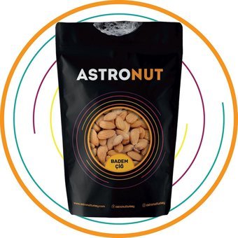 Astronut Tane Çiğ Badem İçi 500 gr