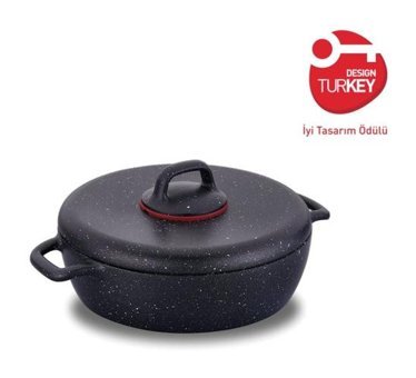 Korkmaz A1355 2 Parça 24 cm Granit Tencere