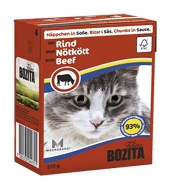 Bozita Tetra Yetişkin Sığır Eti Jöleli Yaş Kedi Maması 370 gr