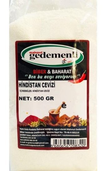 Gedemenli Hindistan Cevizi 500 gr