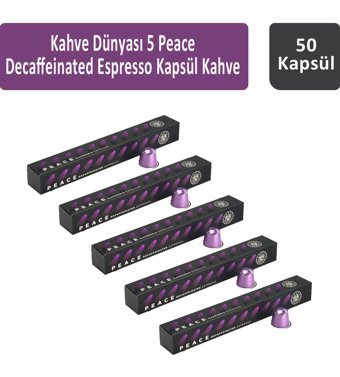 Kahve Dünyası 5 Peace Espresso 50'li Kapsül Kahve