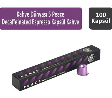 Kahve Dünyası 5 Peace Espresso 100'lü Kapsül Kahve