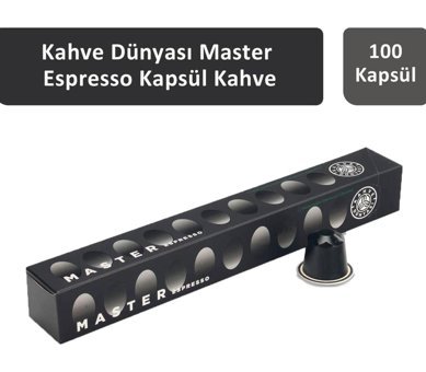 Kahve Dünyası 9 Master Espresso 100'lü Kapsül Kahve