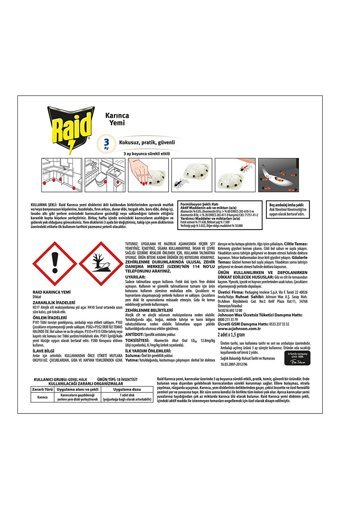 Raid Tablet Karınca Yemi 4 Adet