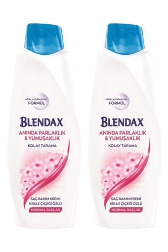 Blendax Kiraz Çiçeği Özü Parlaklık Veren Tüm Saçlar İçin Unisex Saç Kremi 2x500 ml