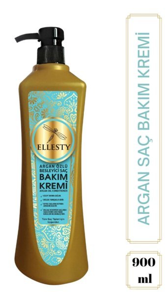 Ellesty Besleyici Nemlendirici Argan Yağı Saç Kremi 900 ml