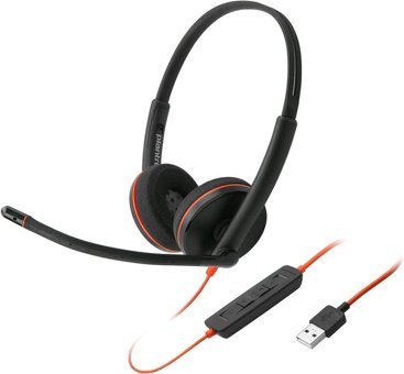 Plantronics C3220 USB Type A Mikrofonlu Kablolu Kulak Üstü Kulaklık Siyah