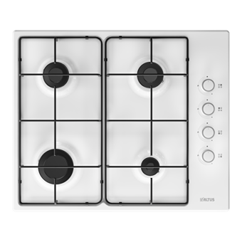 Altus ALA 181 W Metal 4 Gözlü Dokunmatik Wok Gözü Gazlı Ankastre Beyaz Ocak