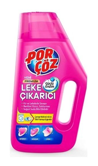 Porçöz Sıvı Leke Çıkarıcı 4x1 lt