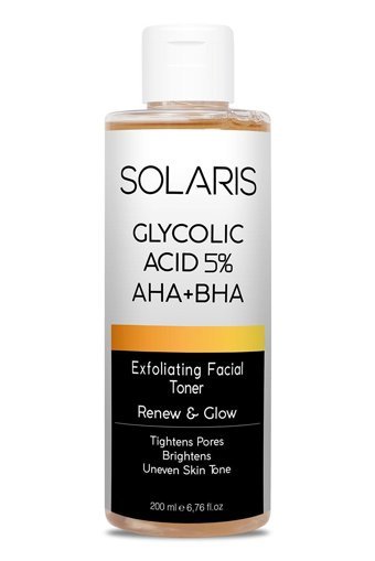 Solarıs Tüm Ciltler İçin Aha+Bha Gözenek Sıkılaştırıcı Leke Giderici Yüz Temizleyici Losyon Tonik 200 ml