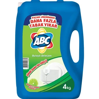 ABC Misket Limonu Kokulu El Bulaşık Deterjanı 2x4 lt