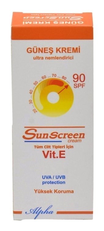 Alpha Sun Screen 90 Faktör Güneş Kremi 75 ml