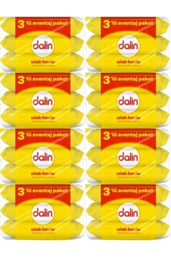 Dalin 8 Yaprak Islak Mendil