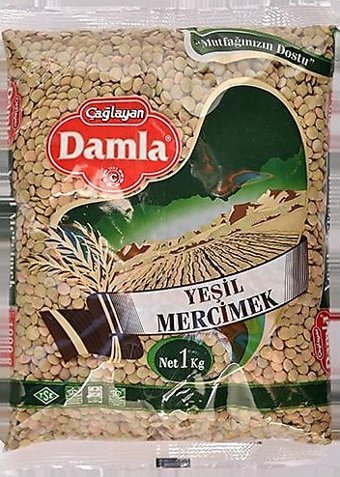 Damla Bakliyat Yeşil Mercimek 1 kg