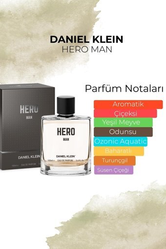 Daniel Klein Hero EDP Odunsu Erkek Parfüm 100 ml