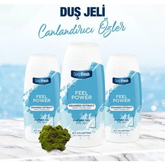 Deep Fresh Deniz Yosunu Duş Jeli 3x400 ml