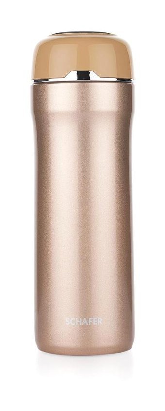 Schafer Iron Man Çelik 420 ml Matara Termos Rose Gold