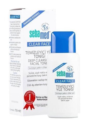 Sebamed Clear Face Yağlı Ciltler İçin Yüz Temizleyici Tonik 150 ml