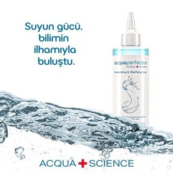 Acqua Perfection Tüm Cilt Tipleri İçin Aha+Bha Gözenek Sıkılaştırıcı Leke Giderici Yüz Temizleyici Likit Tonik 200 ml