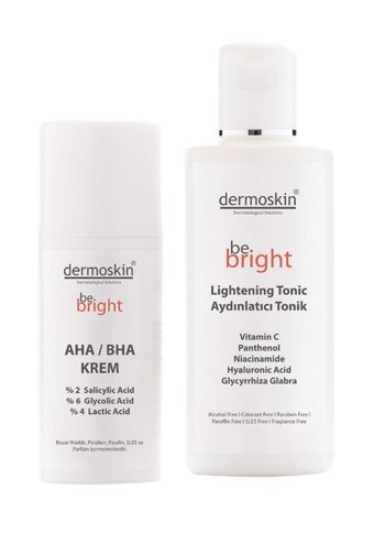 Dermoskin Be Bright Tüm Cilt Tipleri İçin Aha+Bha Salisilik Asitli Gözenek Sıkılaştırıcı Jel Tonik 33 ml