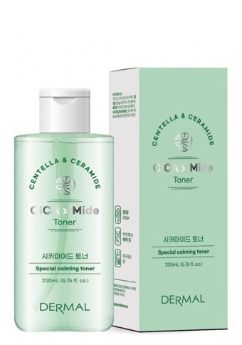 Dermal Cica x Mide Tüm Cilt Tipleri İçin Gözenek Sıkılaştırıcı Leke Giderici Likit Tonik 200 ml